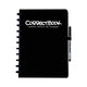 Carnet effaçable Correctbook a4 - carnet réutilisable - encre noir noir - ligné - avec lingette pour stylo - peut être complété par des pages supplémentaires