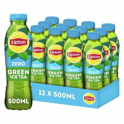 Lipton thé glacé vert zéro animal de compagnie (12x 50cl)