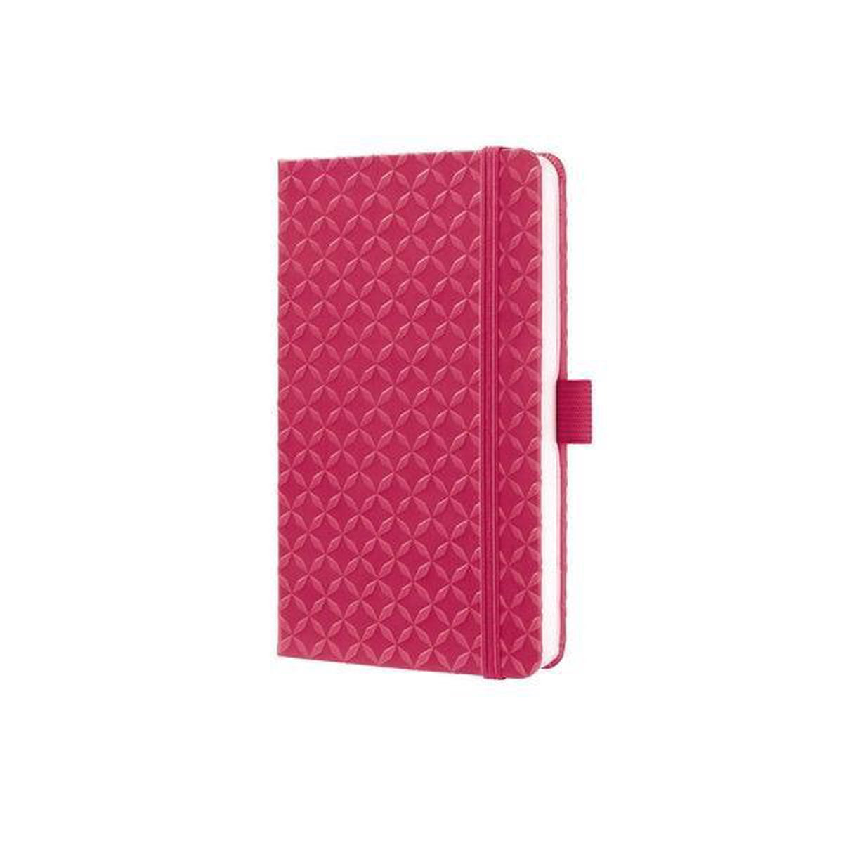 Sigel - carnet - jolie flair - a6 - couverture rigide - 174 pages - ligne - papier 80 grammes - rose fuchsia - si-jn104