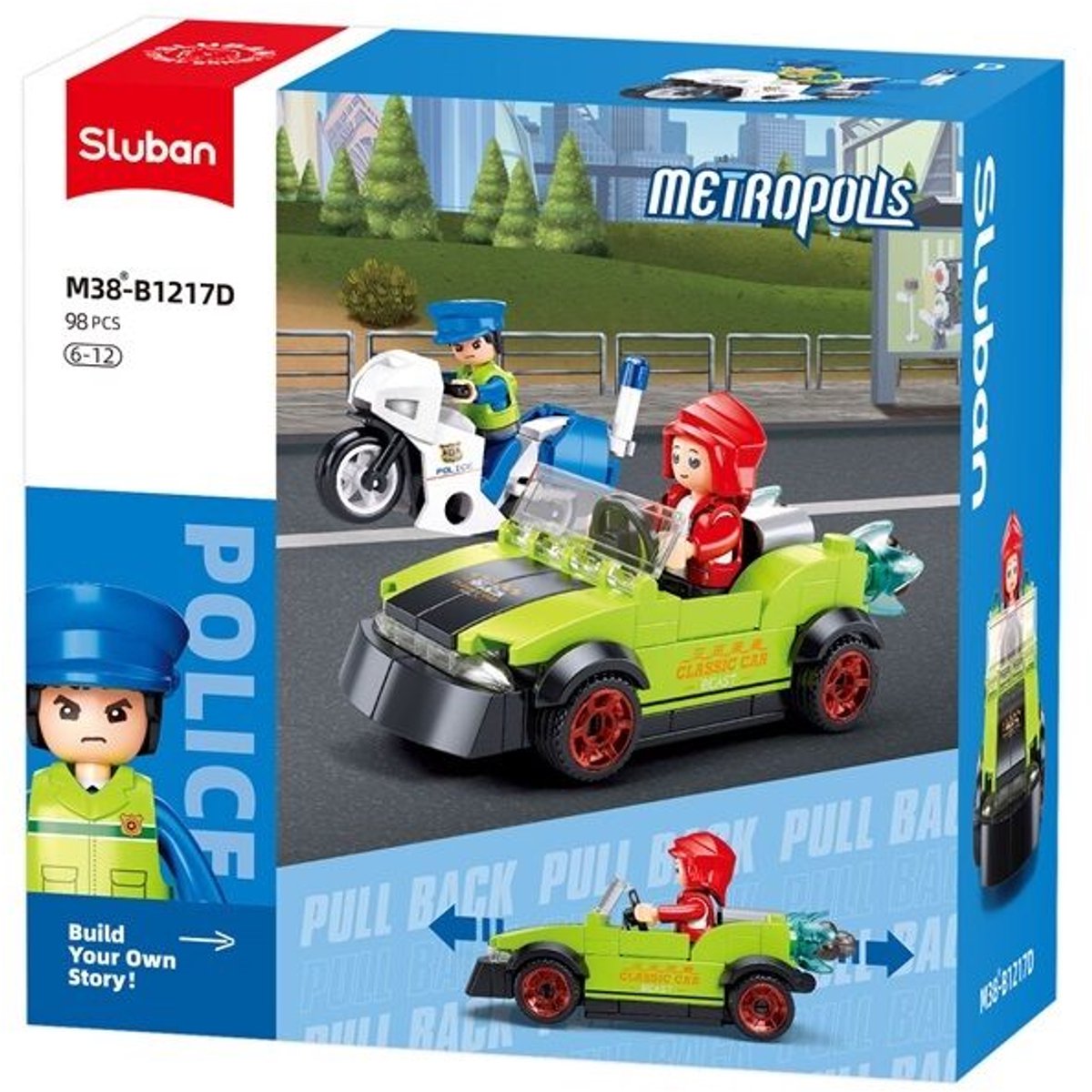 Police de la métropole de Sluban-la poursuite du jailbreak (pullback) (m38-b1217d)