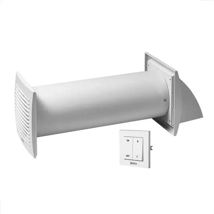 Europlast - récupérateur de chaleur décentralisé ø125 mm avec interrupteur - eer125s