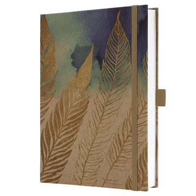 Carnet Sigel jolie - a5 - kraft - pures plumes - avec trait - si-jn859