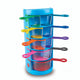 Ressources d'apprentissage jouets éducatifs arc-en-ciel fraction tasses à mesurer ensemble de 9. - 3+