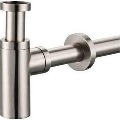 Siphon à coupelle design Plieger rond - 5 4 - acier inoxydable