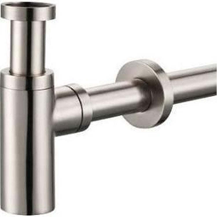 Siphon à coupelle design Plieger rond - 5 4 - acier inoxydable