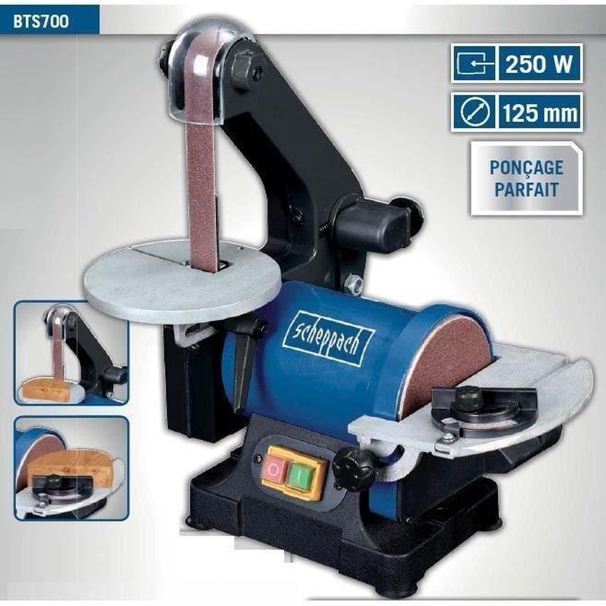 Scheppach bts700 ponceuse à disque à bande 5 4903304901