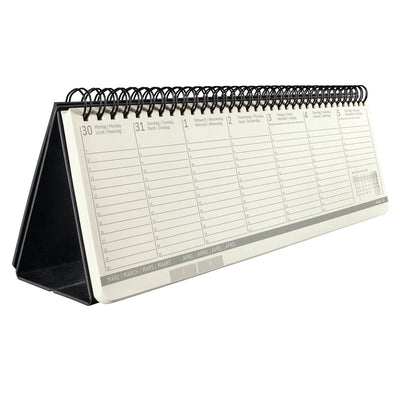 Agenda de bureau Sigel 2026 conceptum 2026 - 30 x 14,4 x 1,8 cm - noir - calendrier de bureau - si-c2680
