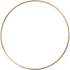 Anneau de fil métallique or, 20 cm