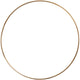 Anneau de fil métallique or, 20 cm