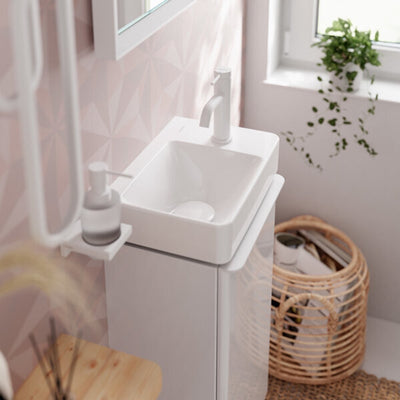 Hansgrohe tecturis s - robinet de lavabo - commande à levier unique - démarrage à froid, économie d'énergie - sans vidage - taille 80 mm - bronze brossé