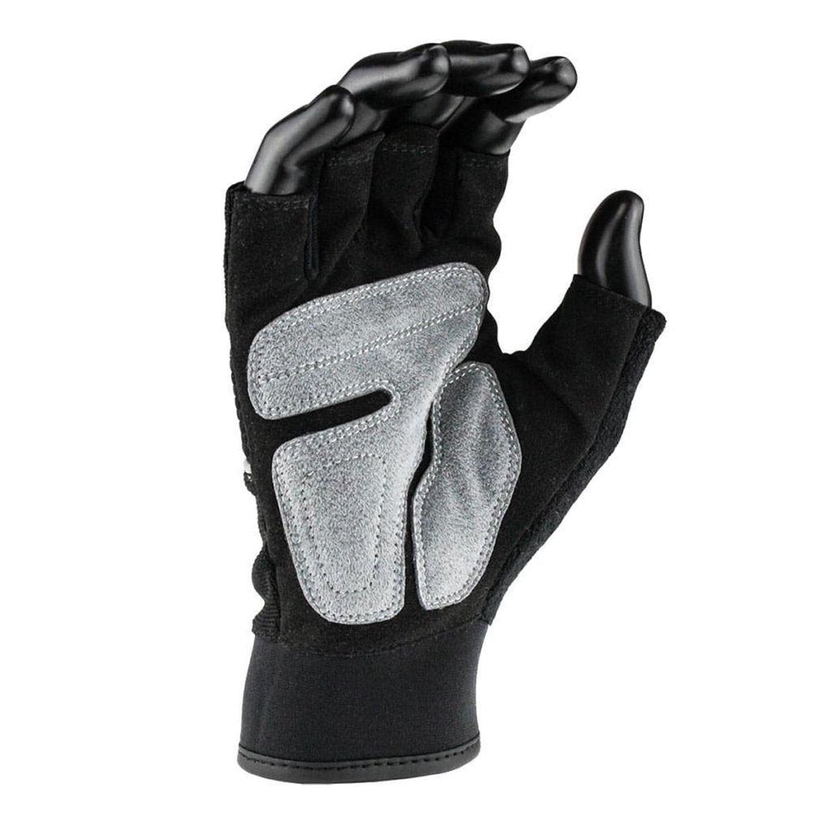 Gant noir Dewalt dpg213 | demi-doigts | taille l - dpg213leu