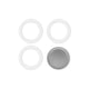 Entonnoir de rechange Bialetti pour machines à expresso en aluminium 6tz