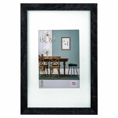Walther fiorito - cadre en bois mdf - format photo 20x30 cm - gris foncé