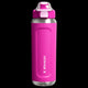 Bouteille d'eau Stanley twist flip 2.0 avec bouchon tournant avec ressort 0,47 l - 10 heures froides - 2 jours froides avec de la glace - gourde en acier inoxydable - sans BPA - étanche - passe au lave-vaisselle - noir