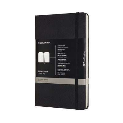Carnet professionnel Moleskine - grand - couverture rigide - noir