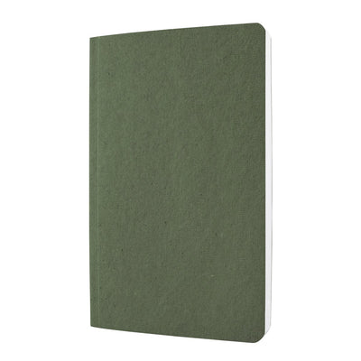 Reconditionnement du carnet Sigel - format a5 - vert mousse - avec trait - recyclage - si-ru205