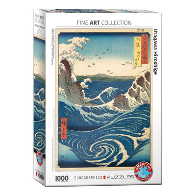 Eurographics - le vortex de Naruto (naruto no uzushio) - utagawa hiroshige - 1000 pièces - puzzle d'art