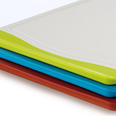 Planche à découper universelle Bk - 25x36cm - Ensemble de planches à découper 3 pièces - planche à découper pour viande, légumes, poisson - passe au lave-vaisselle