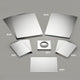 Tickit miroir double face jouets éducatifs plastique 150x100mm.