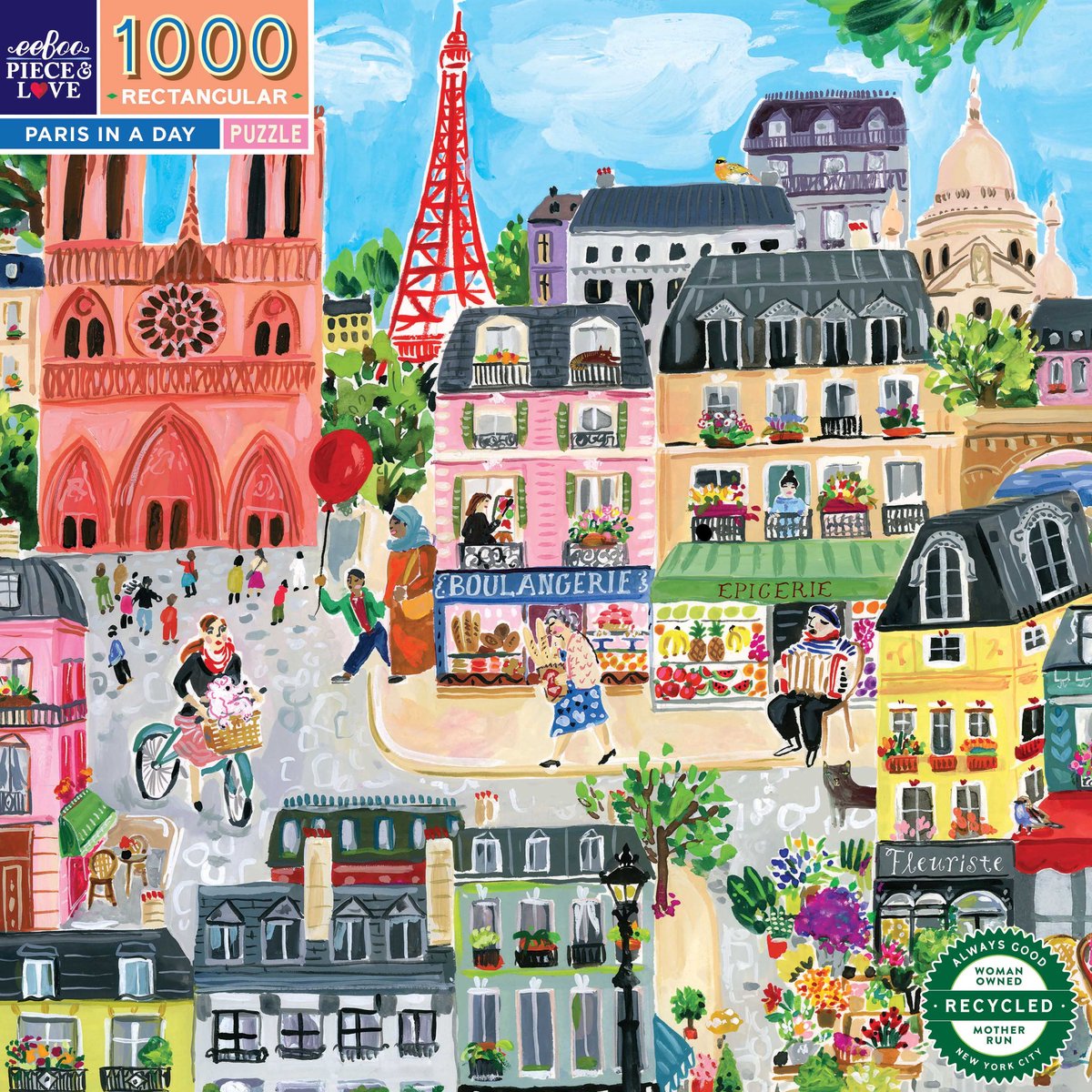 Eeboo paris en une journée (1000)