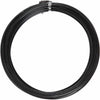 Fil en aluminium doux noir 2 mm, 10 mètres