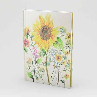 Peter Pauper carnet relié aquarelle tournesol