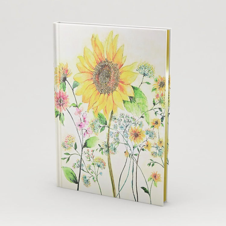 Peter Pauper carnet relié aquarelle tournesol