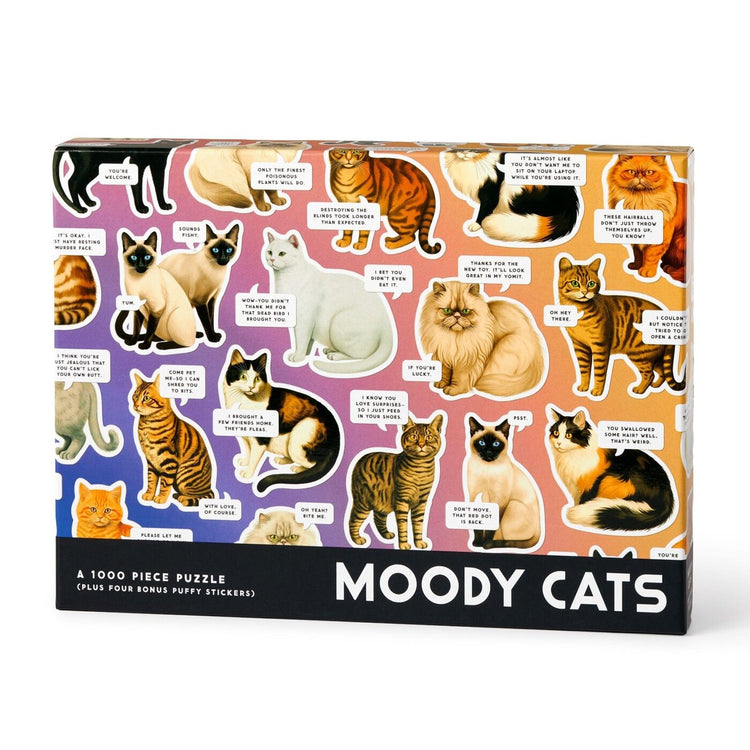 Puzzle 1000 pièces Chats maussades
