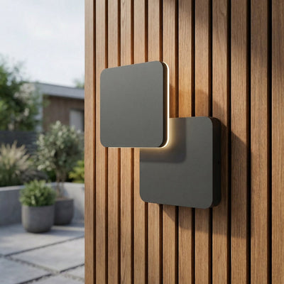 Applique d'extérieur Eglo Pedersano - LED - 14 cm - noir - lumière blanche orientable (lumière chaude, neutre et lumière du jour)
