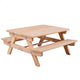 Meuble de poupée Bigjigs table de pique-nique hauteur 27cm