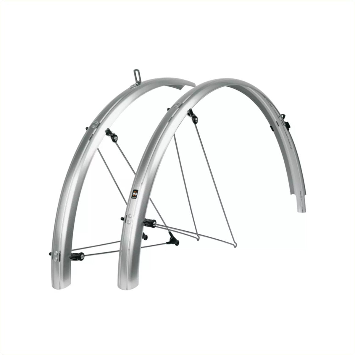 Jeu de garde-boue Sks - construction sandwich robuste - système de sécurité asr - argent - 45 mm