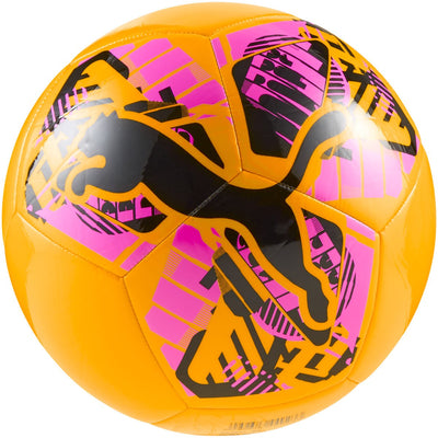 Puma ballon de football unisexe big cat ball - sun stream- noir-poison rose