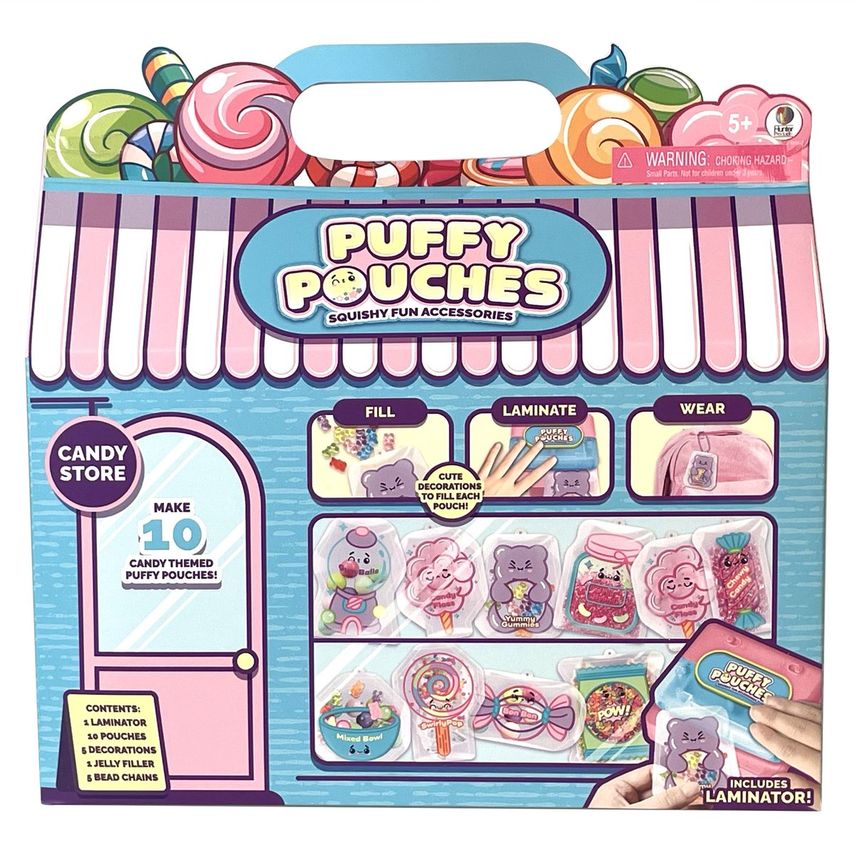Pochettes gonflées - coffrets thématiques - confiserie