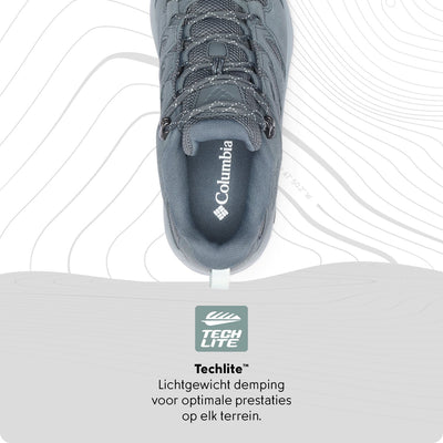Chaussures de randonnée femme Columbia redmond™ iv low waterproof - graphite, tea light