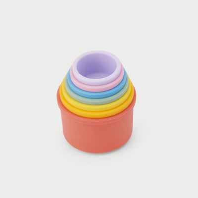 Tickit silisoft® gobelets ronds empilables (arc-en-ciel)