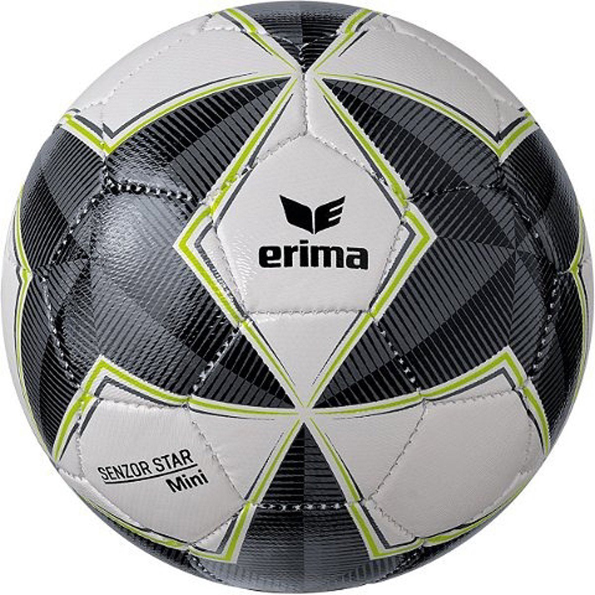 Mini ballon de match Erima Senzor Star - gris noir | taille : 00
