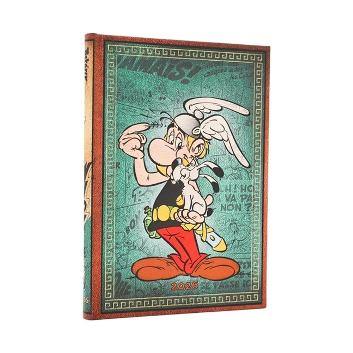 Agenda Paperblanks 2026 midi astérix, la gaulle - semaine