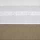 Drap de berceau à volants Meyco - blanc - 100x150cm - 0,3 tog