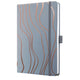 Carnet Sigel - jolie - a5 - couverture rigide - 174 pages - 80 grammes - trait - gris meringue - si-jn351