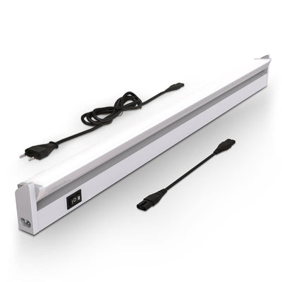 B.K. lumière - éclairage de cuisine CCT - éclairage d'armoire - éclairage LED sous l'armoire - température de couleur réglable - titane - LED 8w