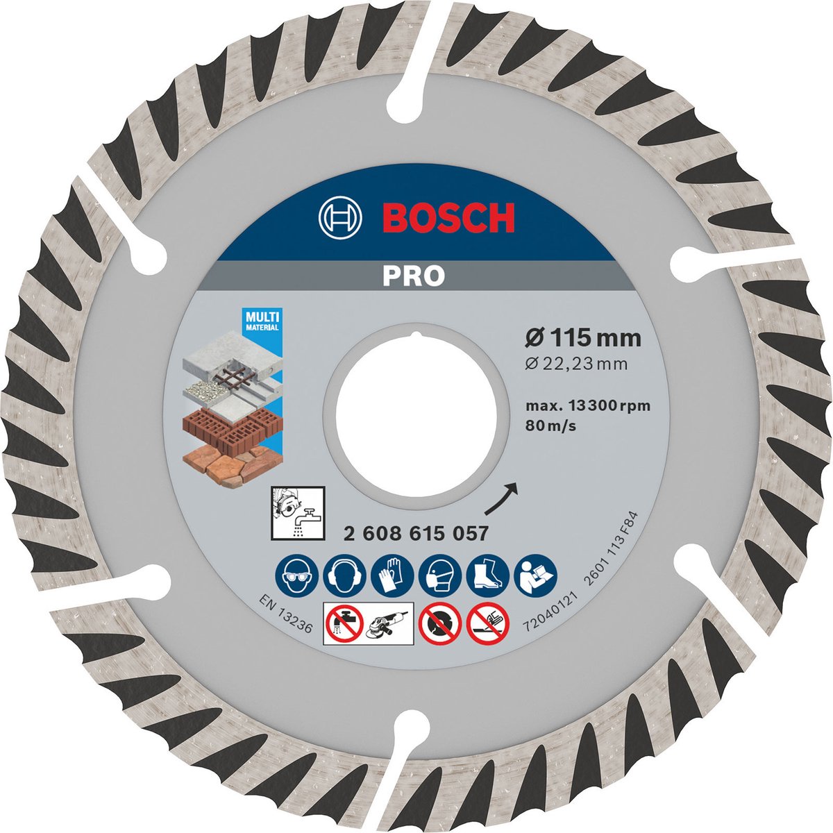 Disque diamant Bosch universel 115 22.23