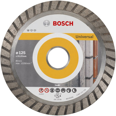 Accessoires Bosch disque à tronçonner diamanté 125mm turbo professionnel | 2608602394 - 2608602394