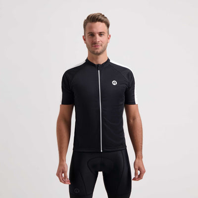 Rogelli explore maillot de cyclisme homme - manches courtes - noir et blanc - 3xl