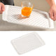 Plateau rectangulaire Kesper - plateau antidérapant - plateau profond avec antidérapant - 35 x 26 x 2 cm - coloris : blanc