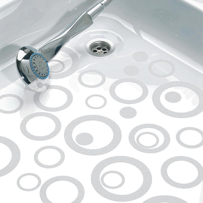 Anneaux d'eau Sealskin autocollants antidérapants autocollants - PVC - 6 pièces - transparent