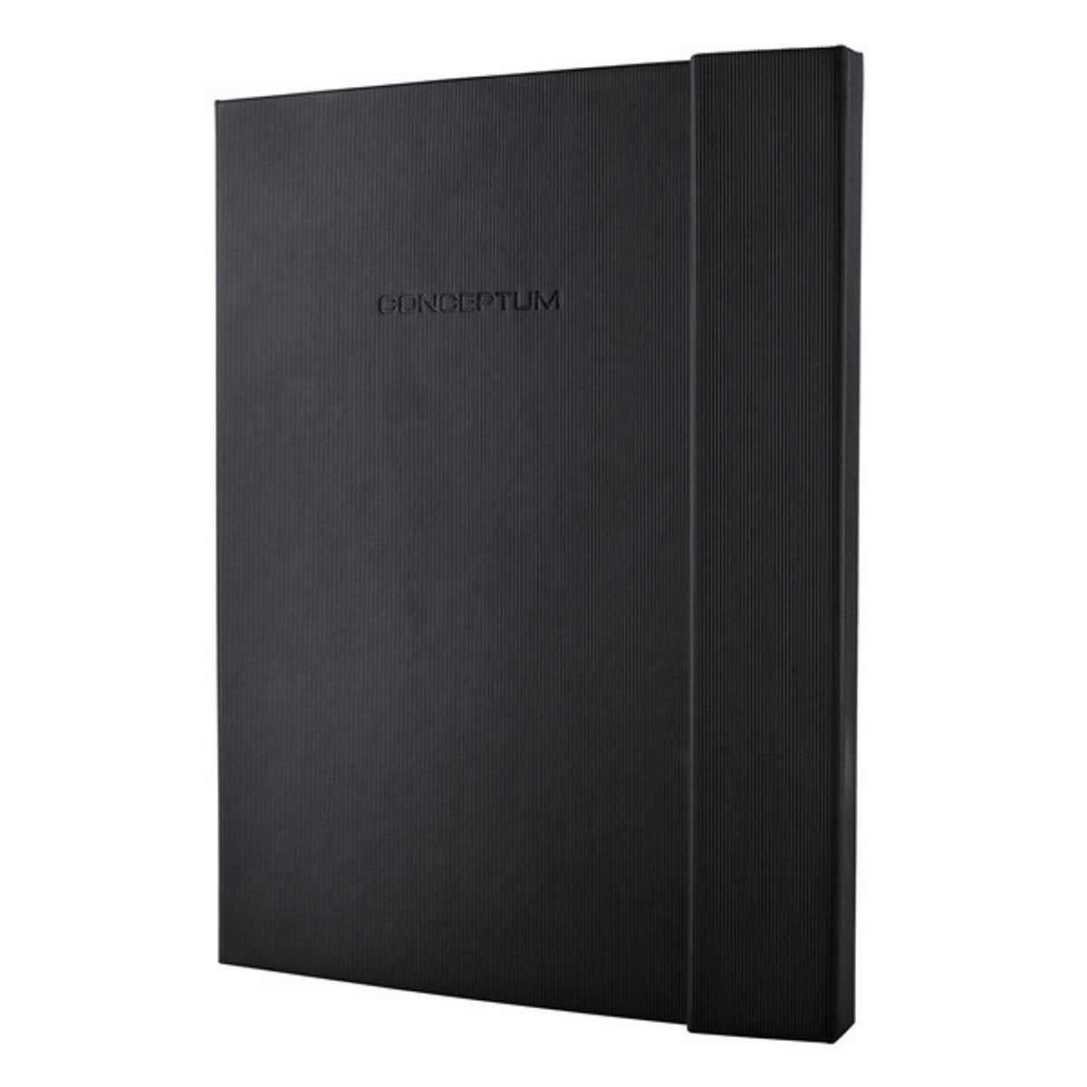 Carnet Sigel - conceptum pure - a4+ - noir - couverture rigide - 194 pages - 80 grammes - diamant - avec fermeture magnétique - si-co141