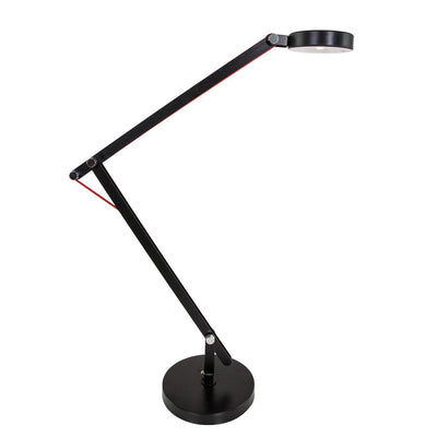 Trio amsterdam - lampe de table - lampe de bureau - noir - incl. 1x smd 5w - 500lm - 3000k - base, pince et montage mural