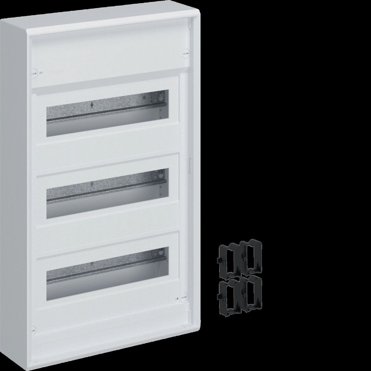 Hager va36cn armoire de distribution en saillie (au mur) nombre de groupes : 36 nombre de rangées : 3 contenu : 1 pièce(s)