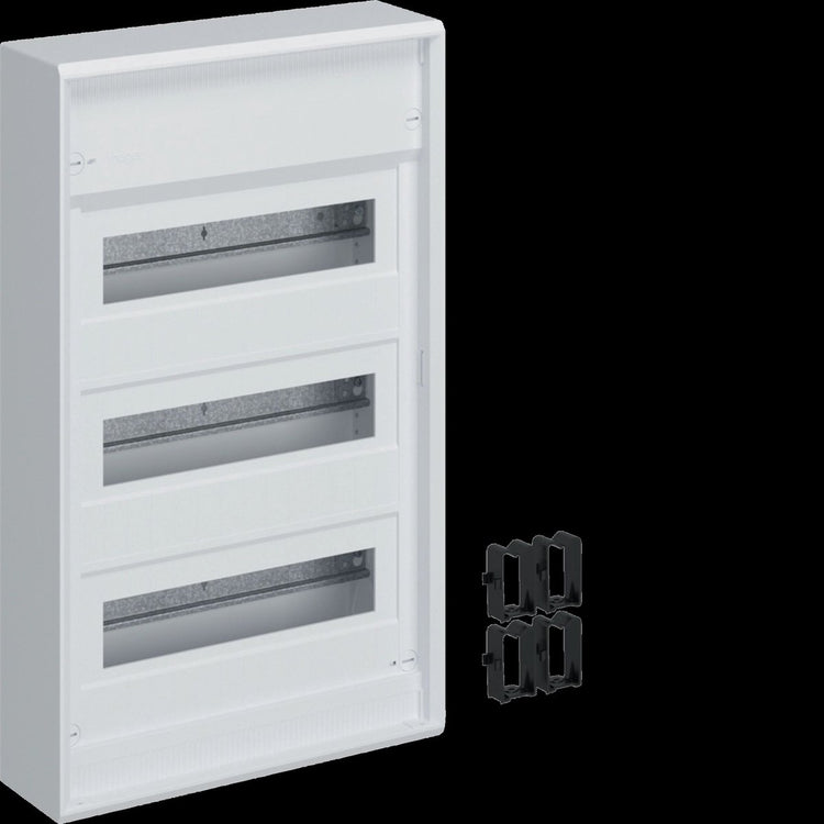 Hager va36cn armoire de distribution en saillie (au mur) nombre de groupes : 36 nombre de rangées : 3 contenu : 1 pièce(s)
