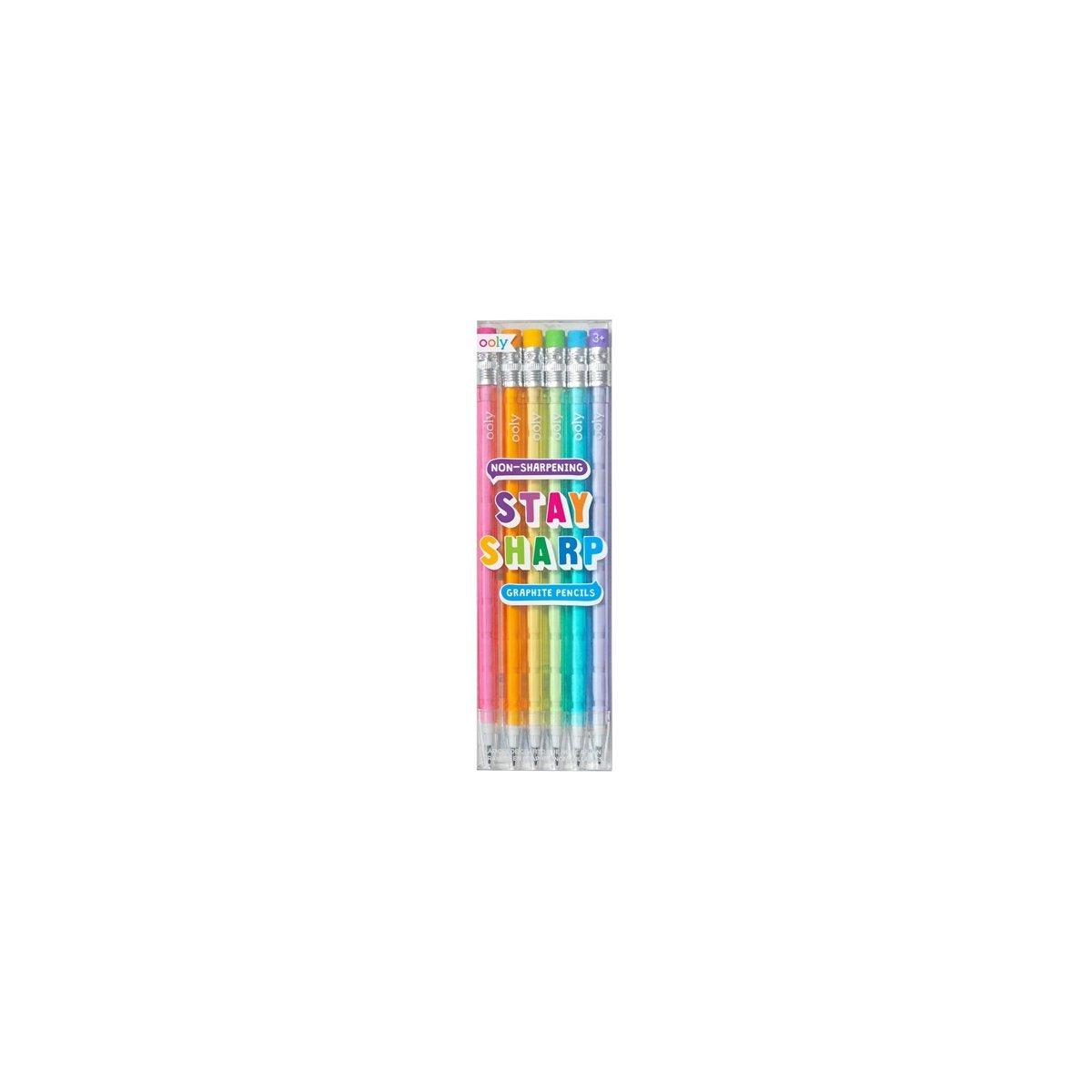 Ooly - stay Sharp - crayons graphite remplaçables - 6 pièces